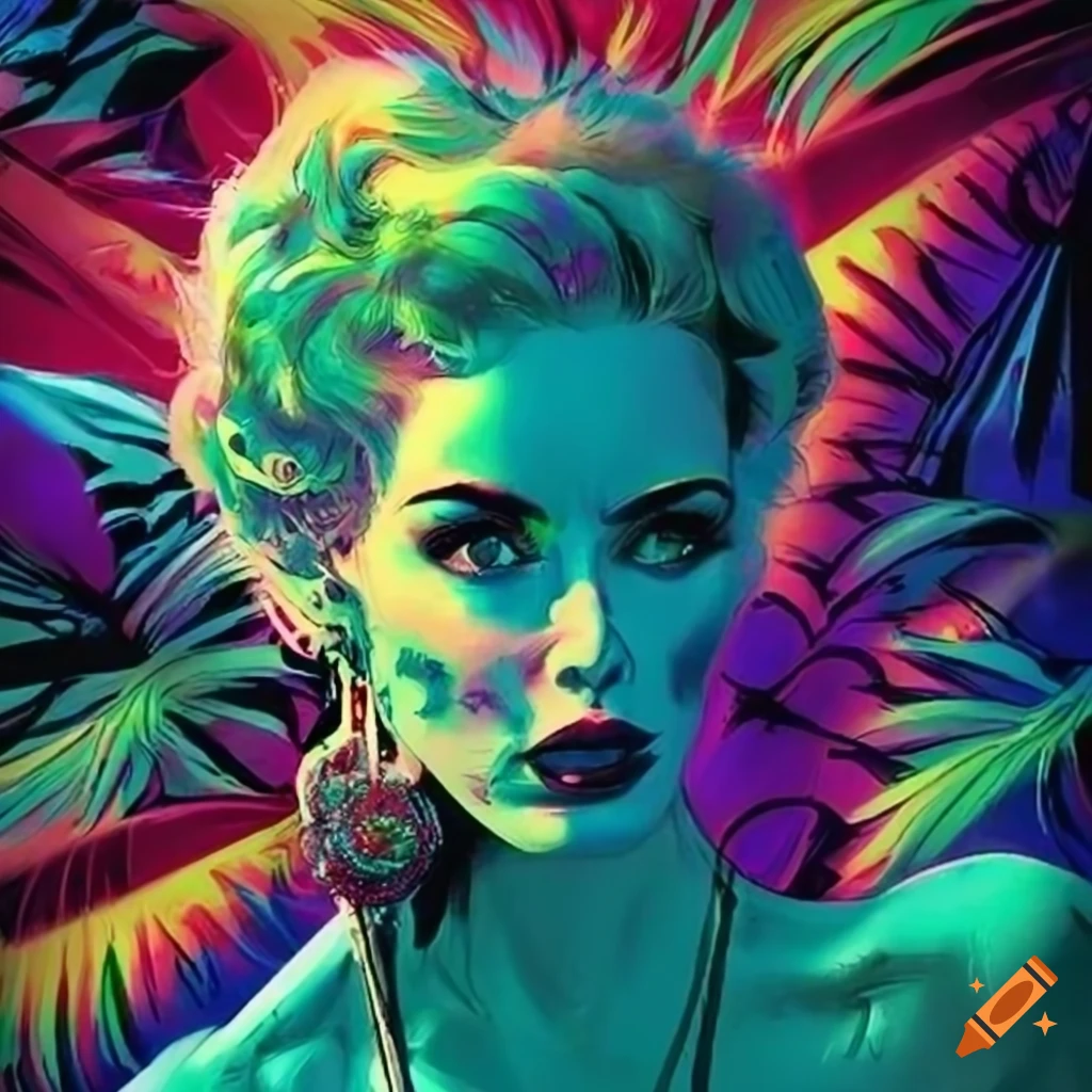Vivacious Tropical artwork with rich details and high definition