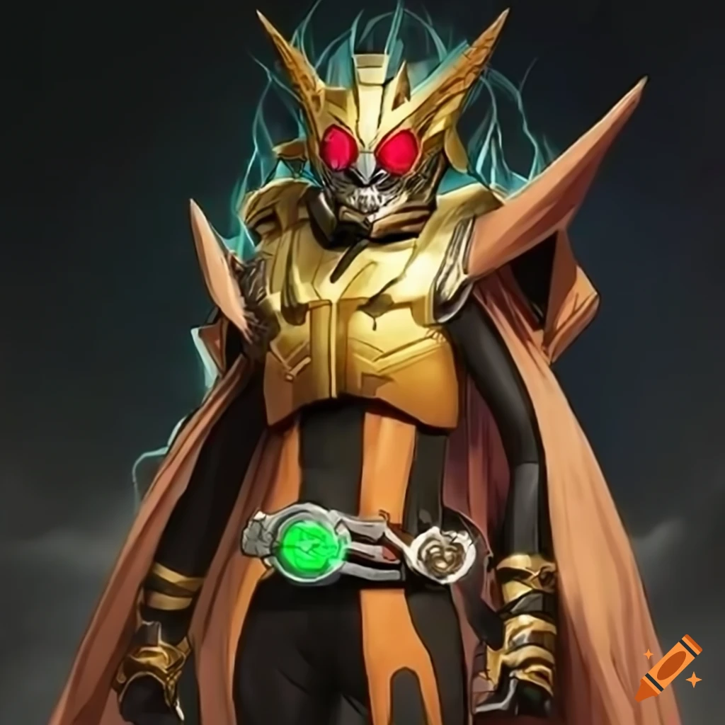 Thri kreen druid evil kamen rider on Craiyon