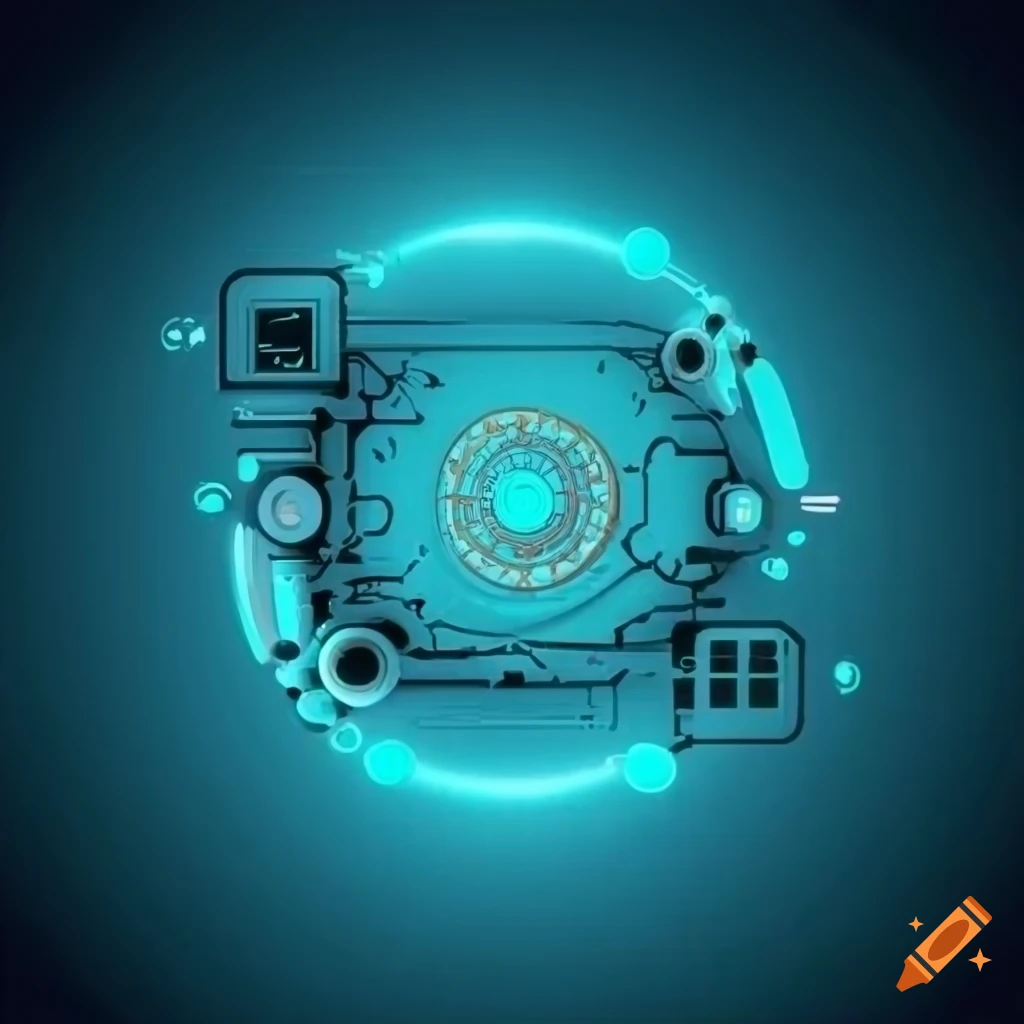 Data science process infographic with aqua blue, black, and white ...