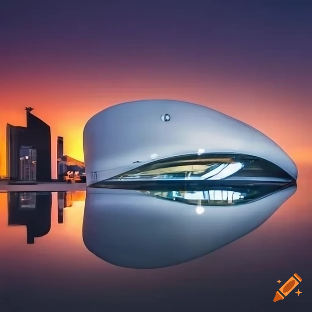 Modern architecture with Audi car center and luxury car exposition in Mexico