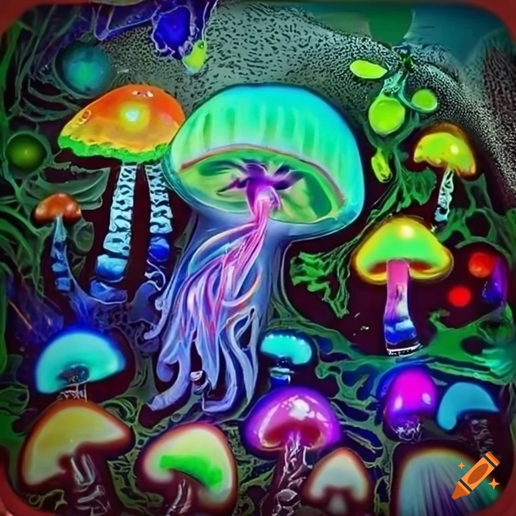 Fairy forests and neon rainforests with vibrant lights and animated ...