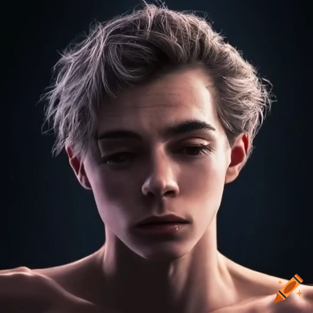 Abstract white lines and text art portraying emotion and reflection on