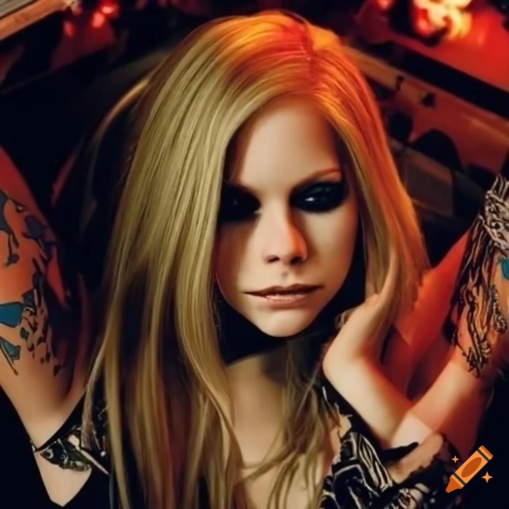 Avril Lavigne themed pinball table