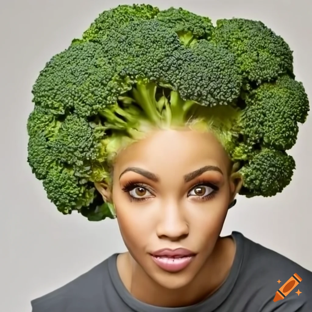 Broccoli Hairstyle On Craiyon