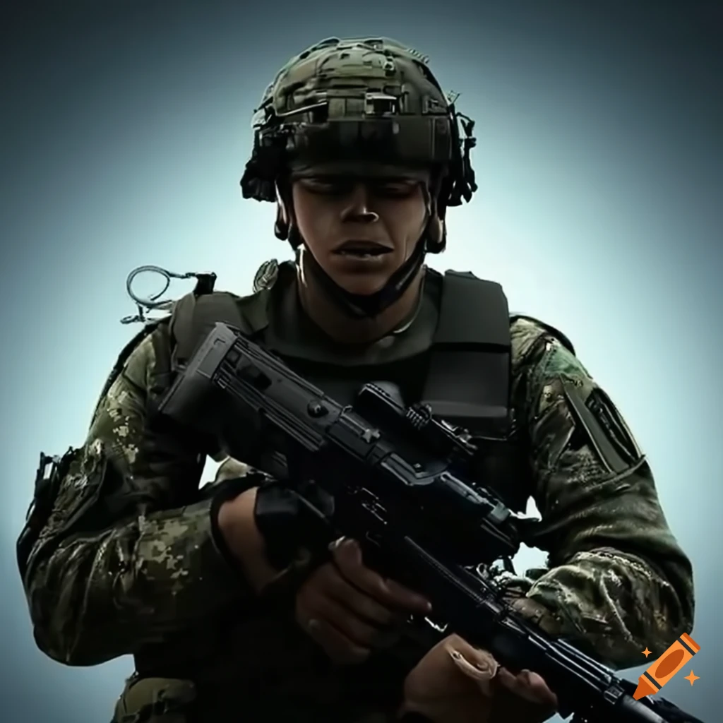Highly trained military personnel moving with precision