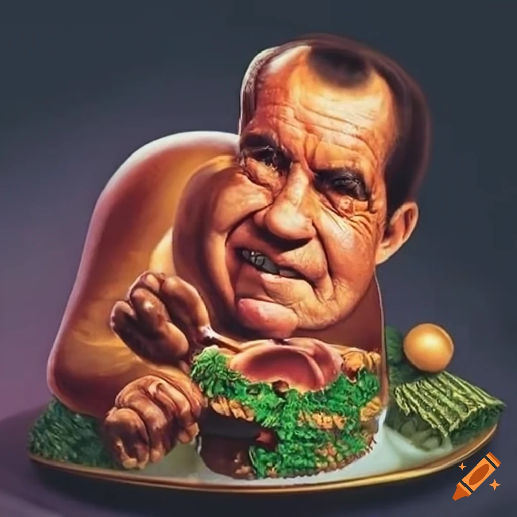 Richard nixon switching christmas light