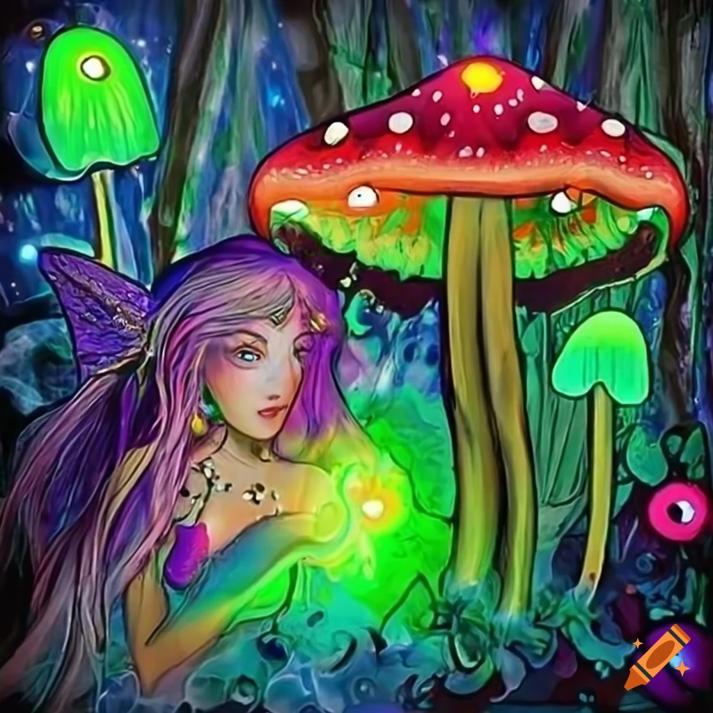 Fairy forests and neon rainforests with vibrant lights and animated ...
