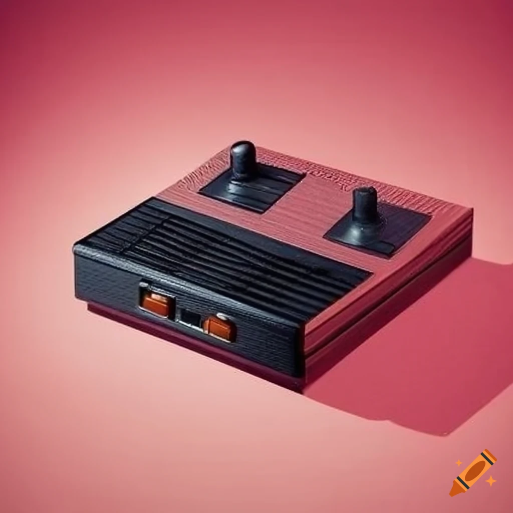 Atari video game console from the 70s on Craiyon