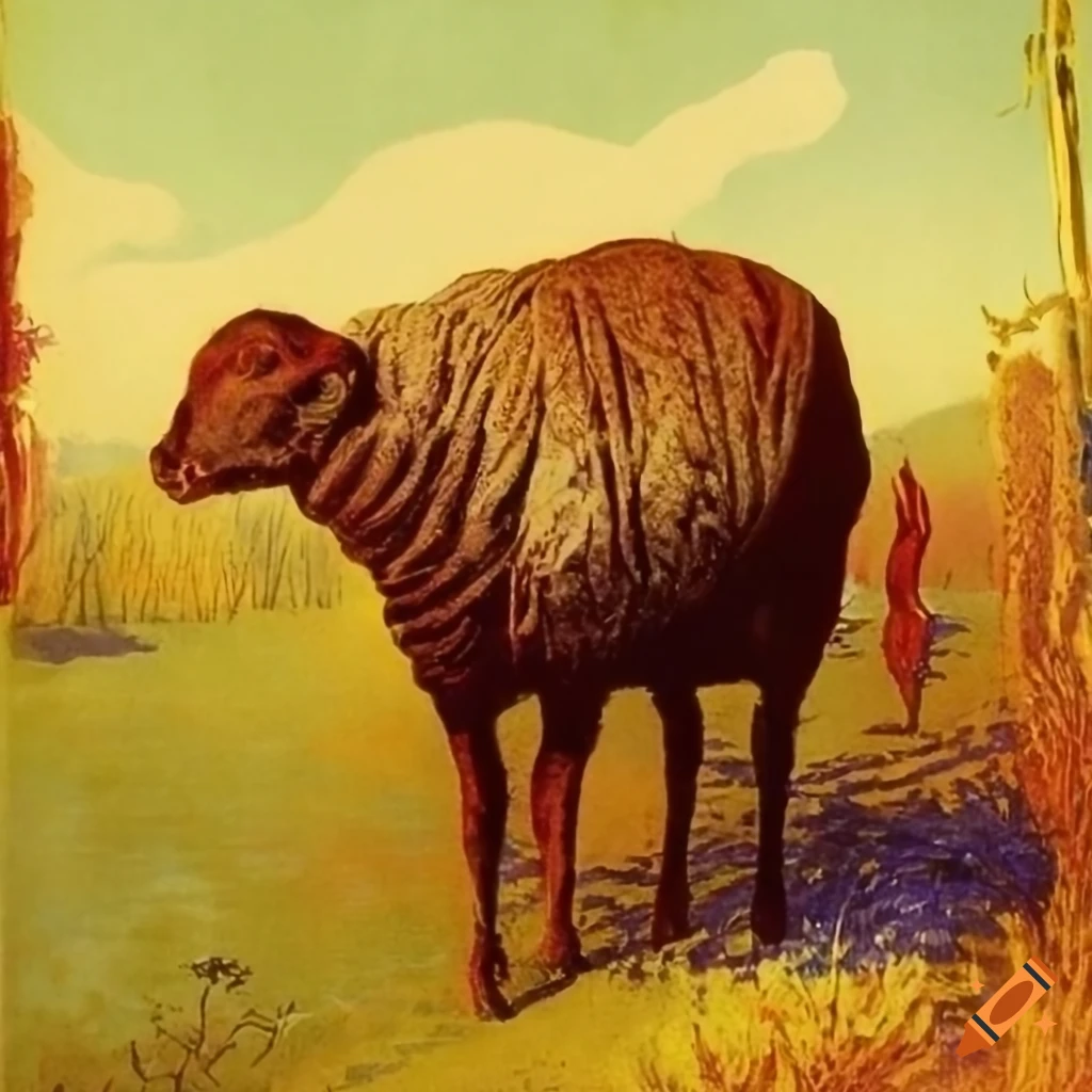 Colorful Gum Bichromate illustration from 1908 by Franklin Booth, Yuri Vasnetsov, and Jana Brike