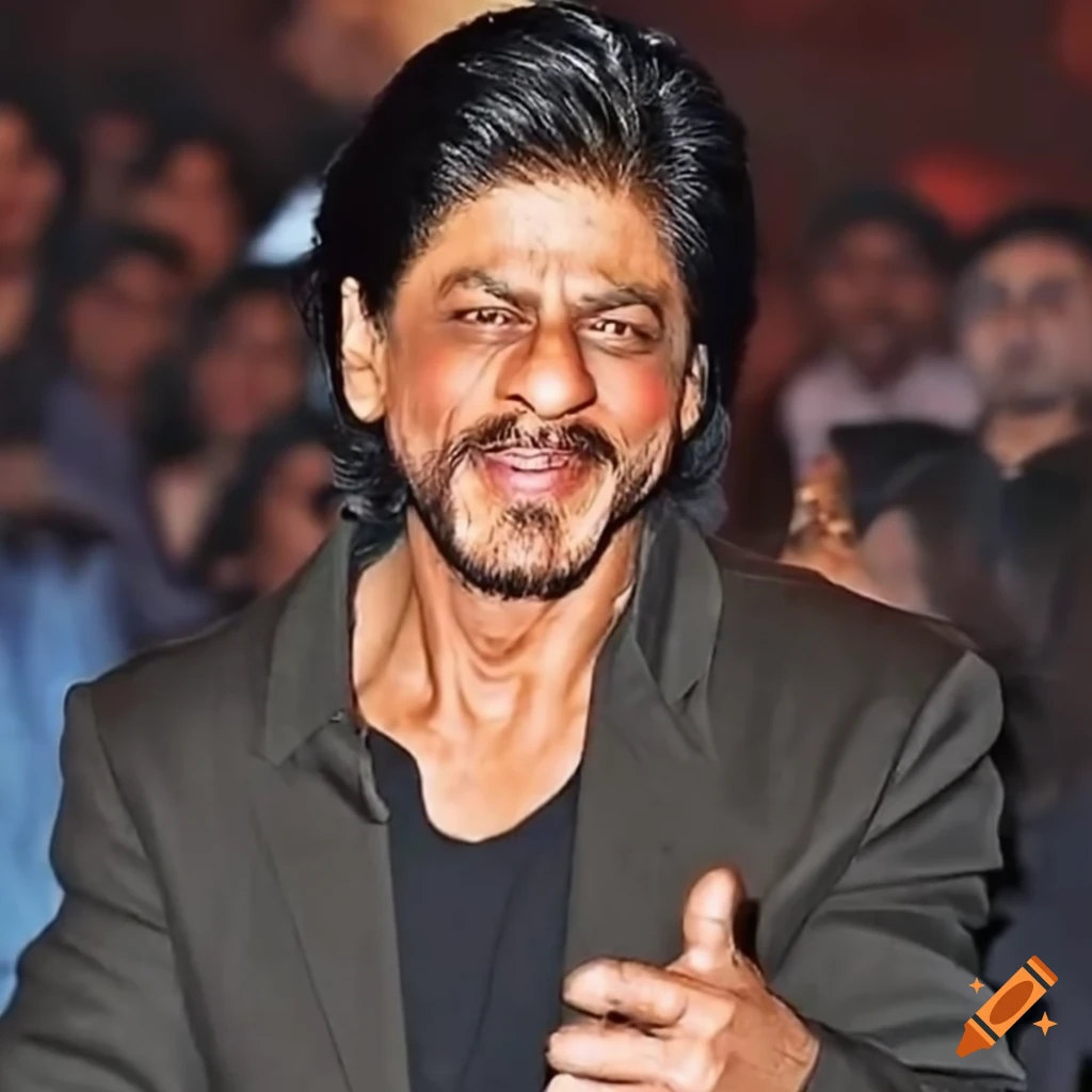 Shah Rukh Khan Smiling On Craiyon 