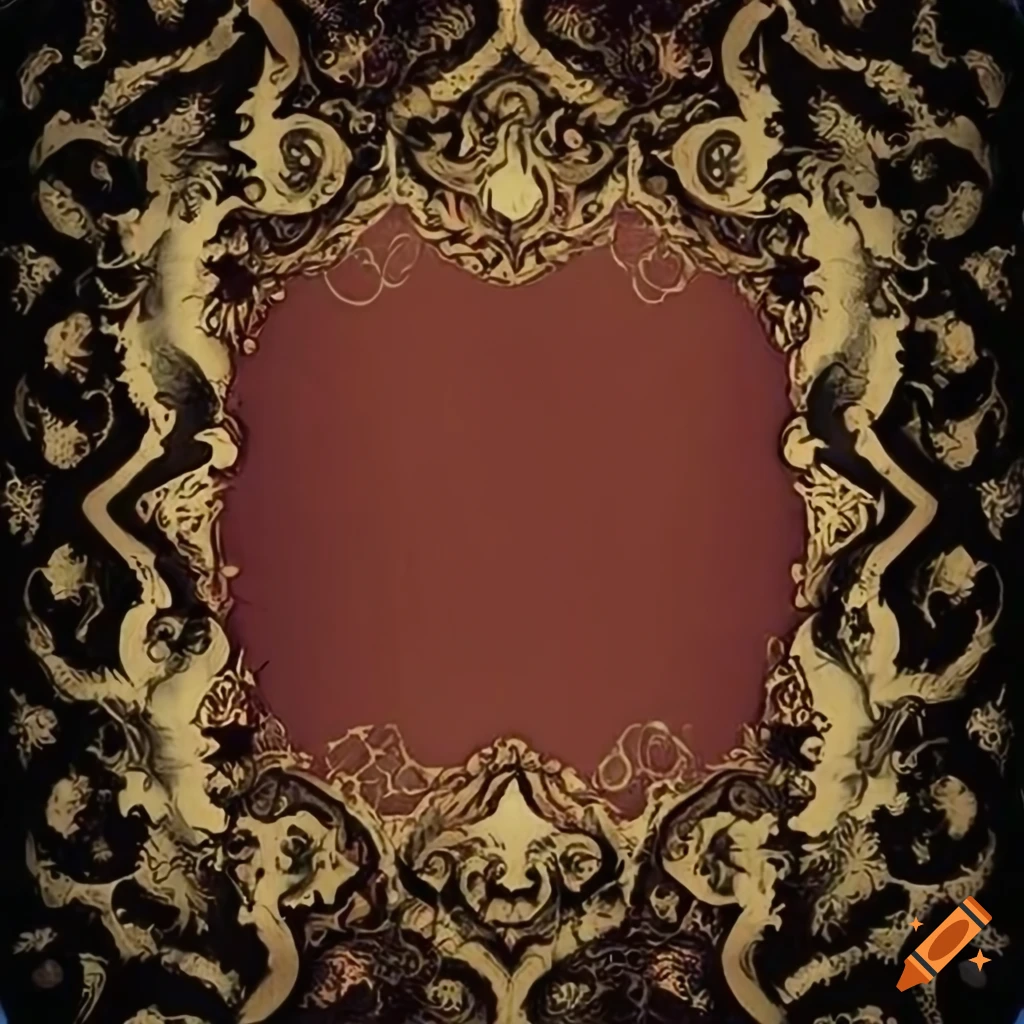 Vivid Victorian decorative writing paper background