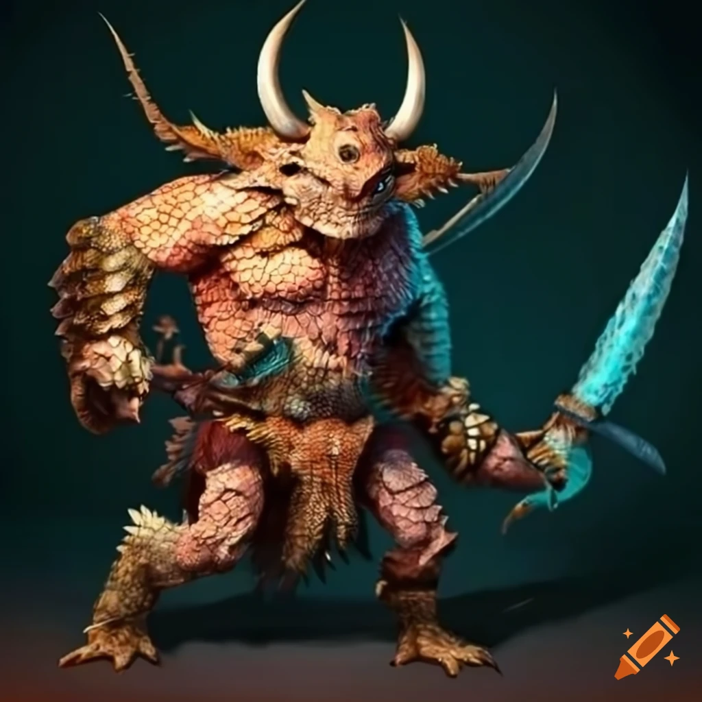 Horned lizard cattle rustler barbarian