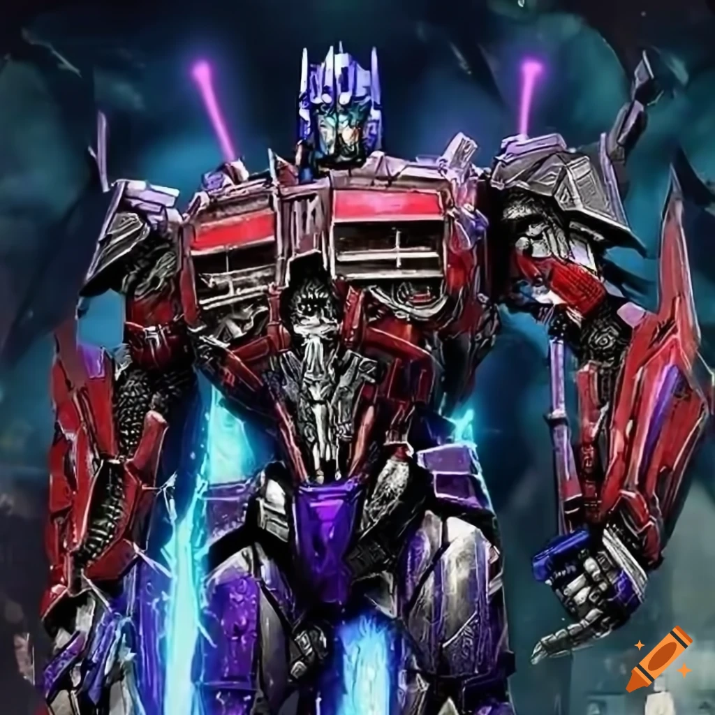 Twisted version of optimus prime in a dark alternate universe on Craiyon
