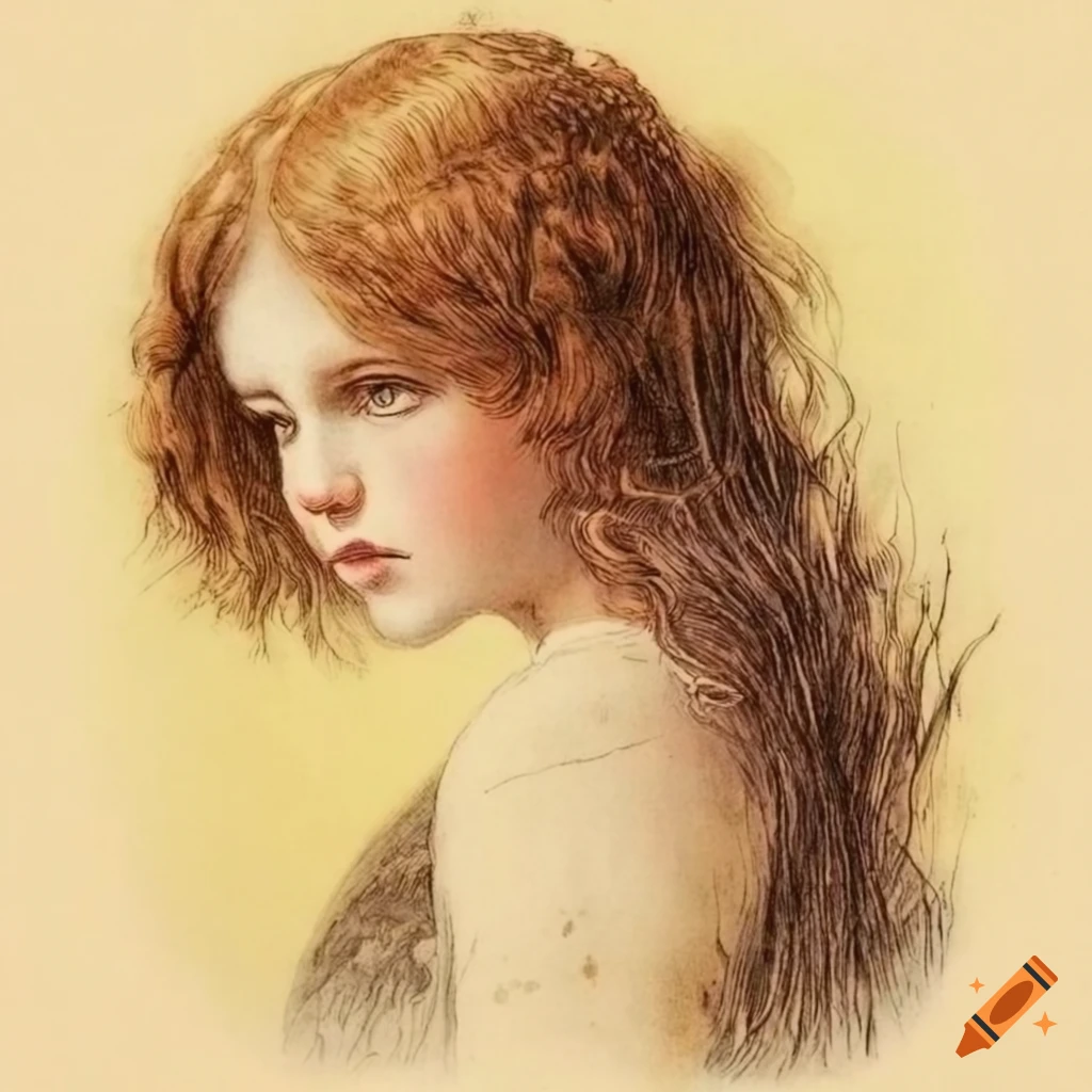 Gum Bichromate illustration from 1908 by Franklin Booth and Jana Brike