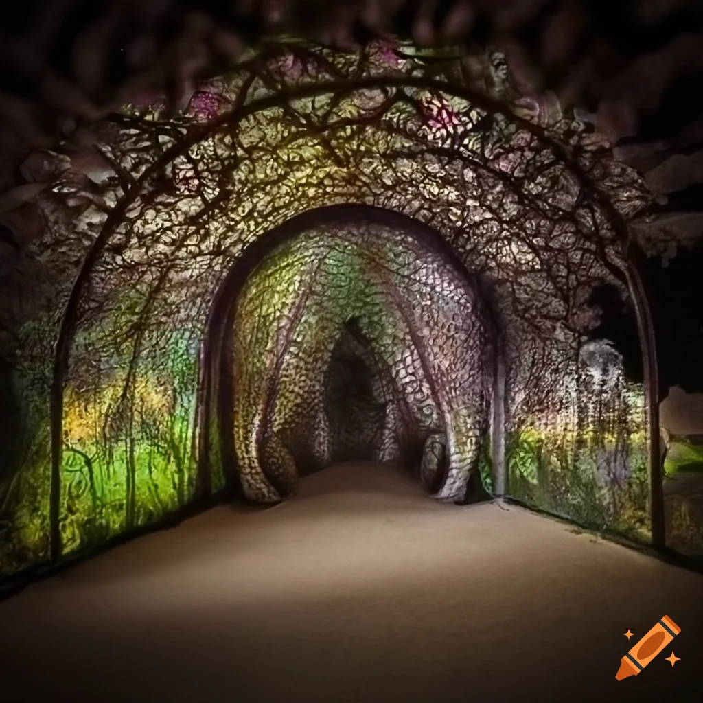 Artistic exploration of flora and fauna mutations in a garden bio art