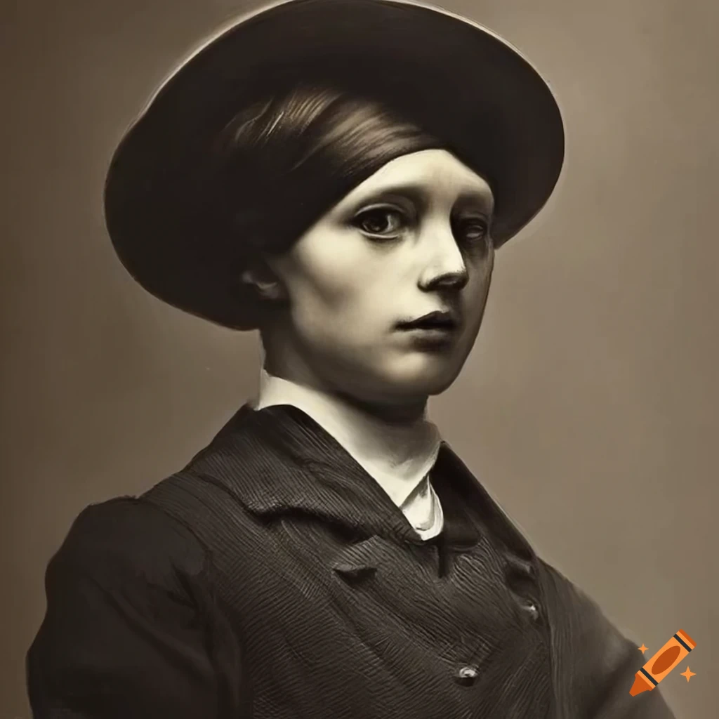 Vintage black and white magazine cover featuring student eugène burnand