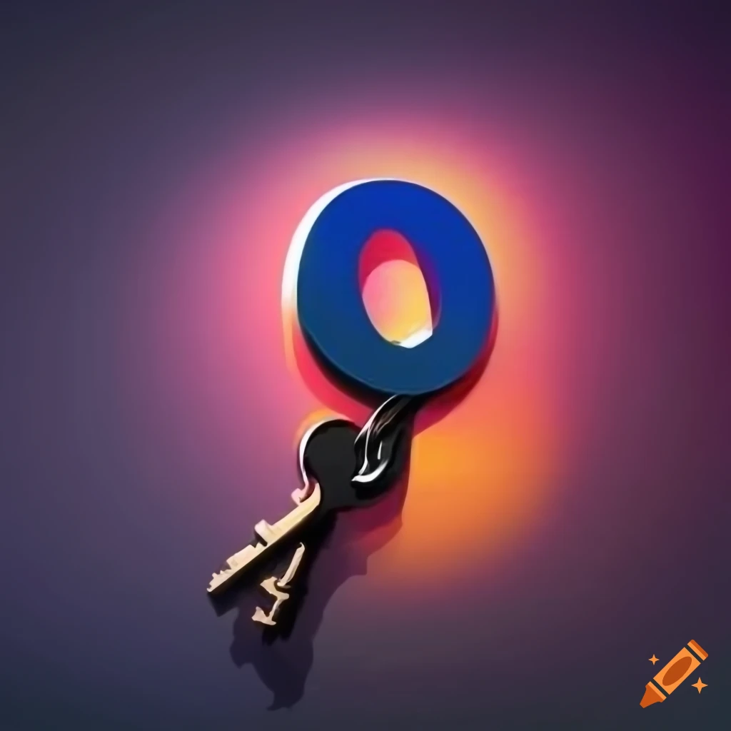 Logo with letter Q and key combined