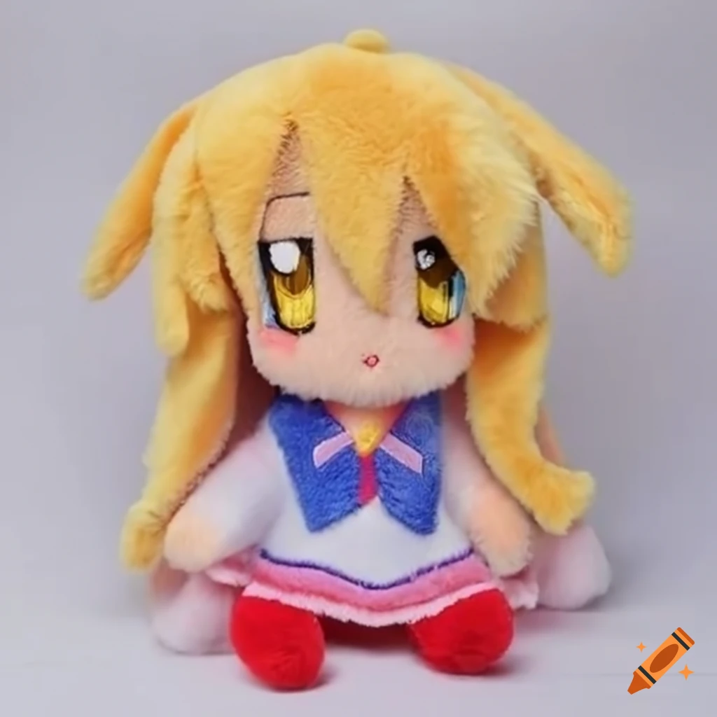 Adorable fuzzy lucky star plush emitting delicate fragrance