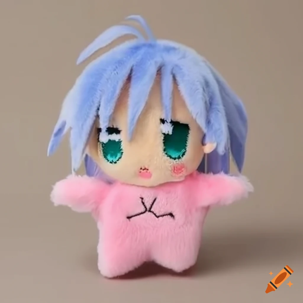 Adorable fuzzy lucky star plush emitting delicate fragrance