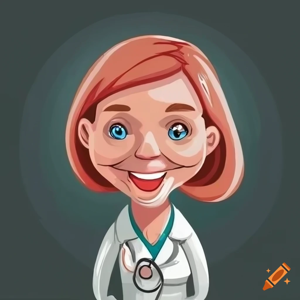 Cartoon-style veterinarian