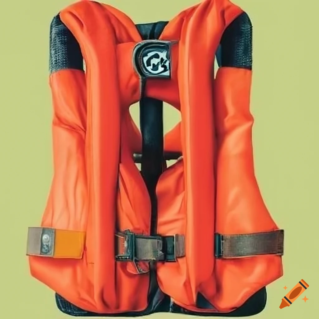 Improperly worn lifejacket on Craiyon