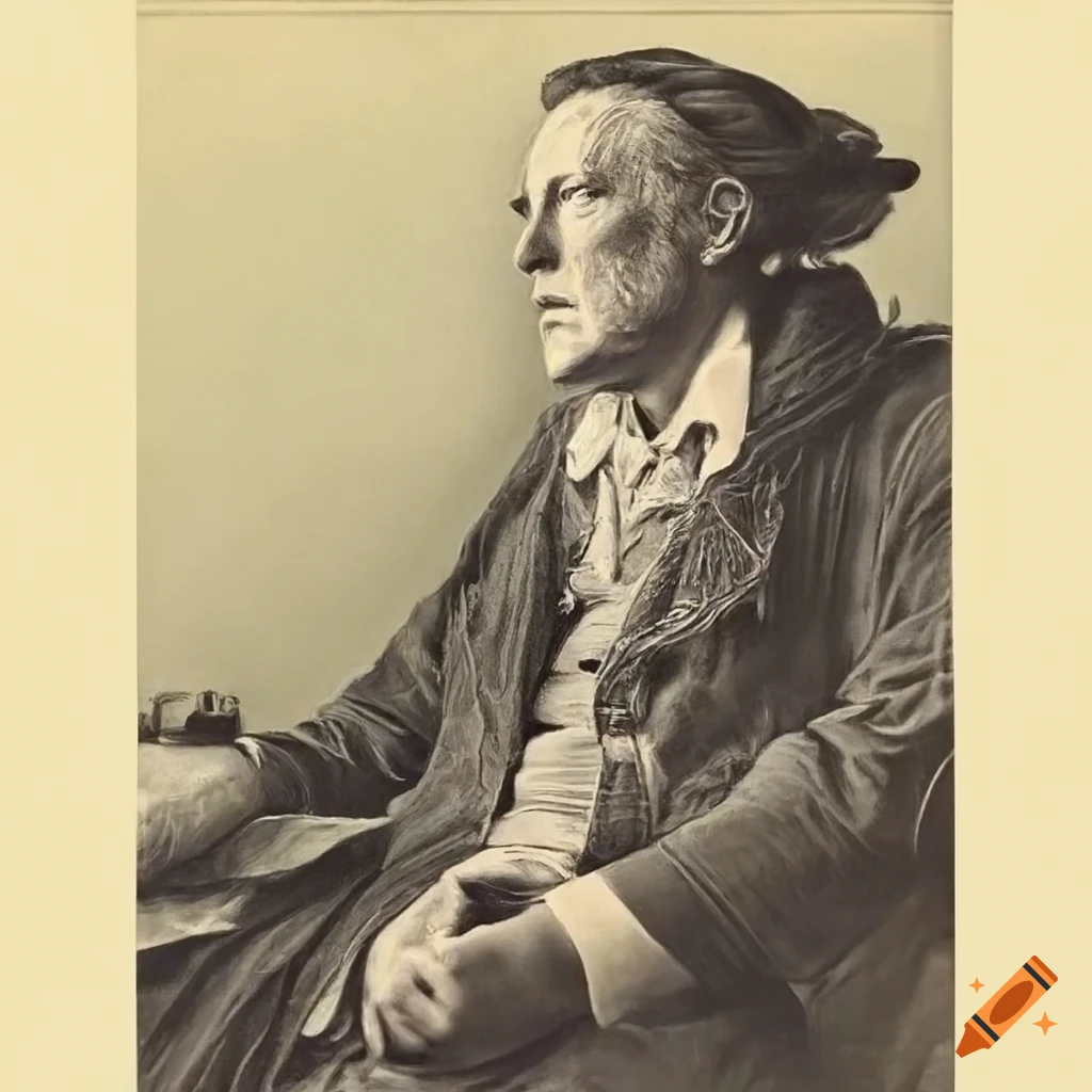 Vintage black and white magazine featuring student Eugène Burnand