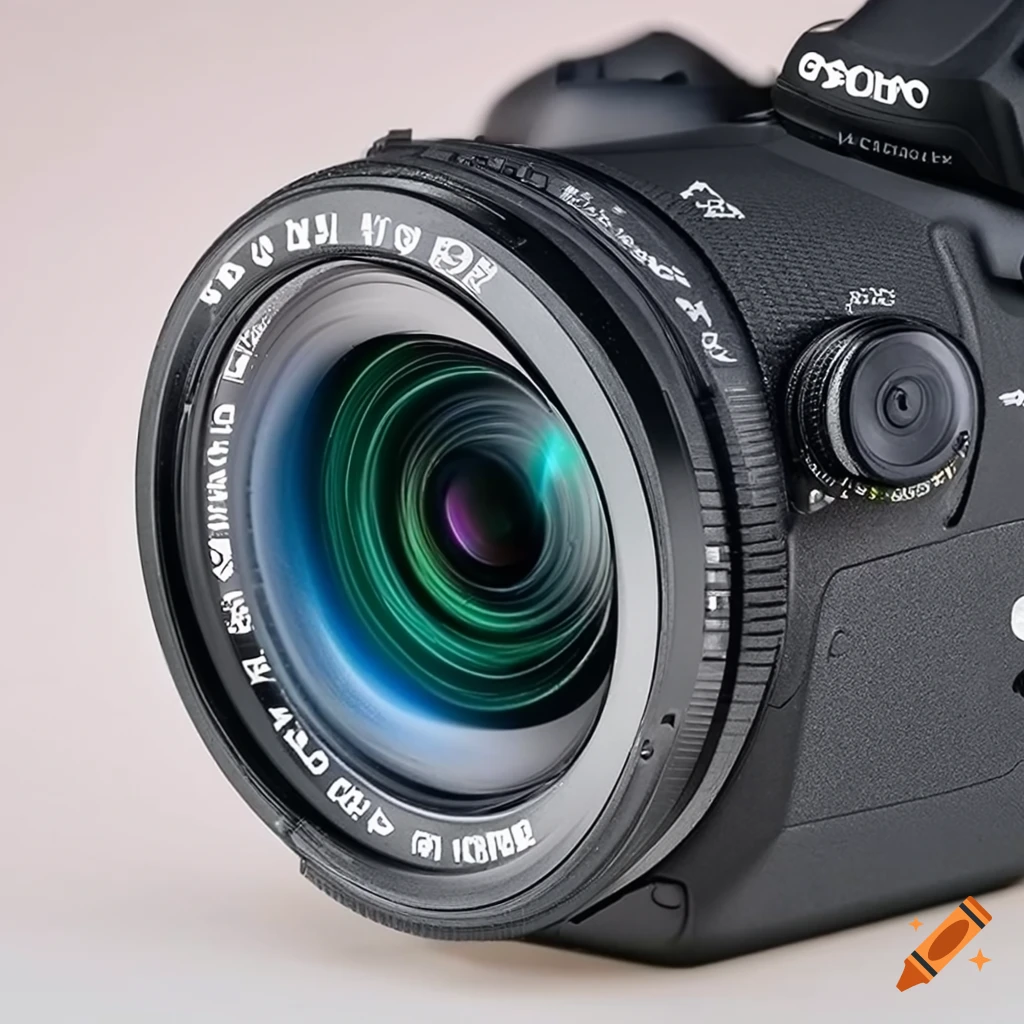 A cuttingedge dslr camera equipped with a 200nm micro telephoto lens