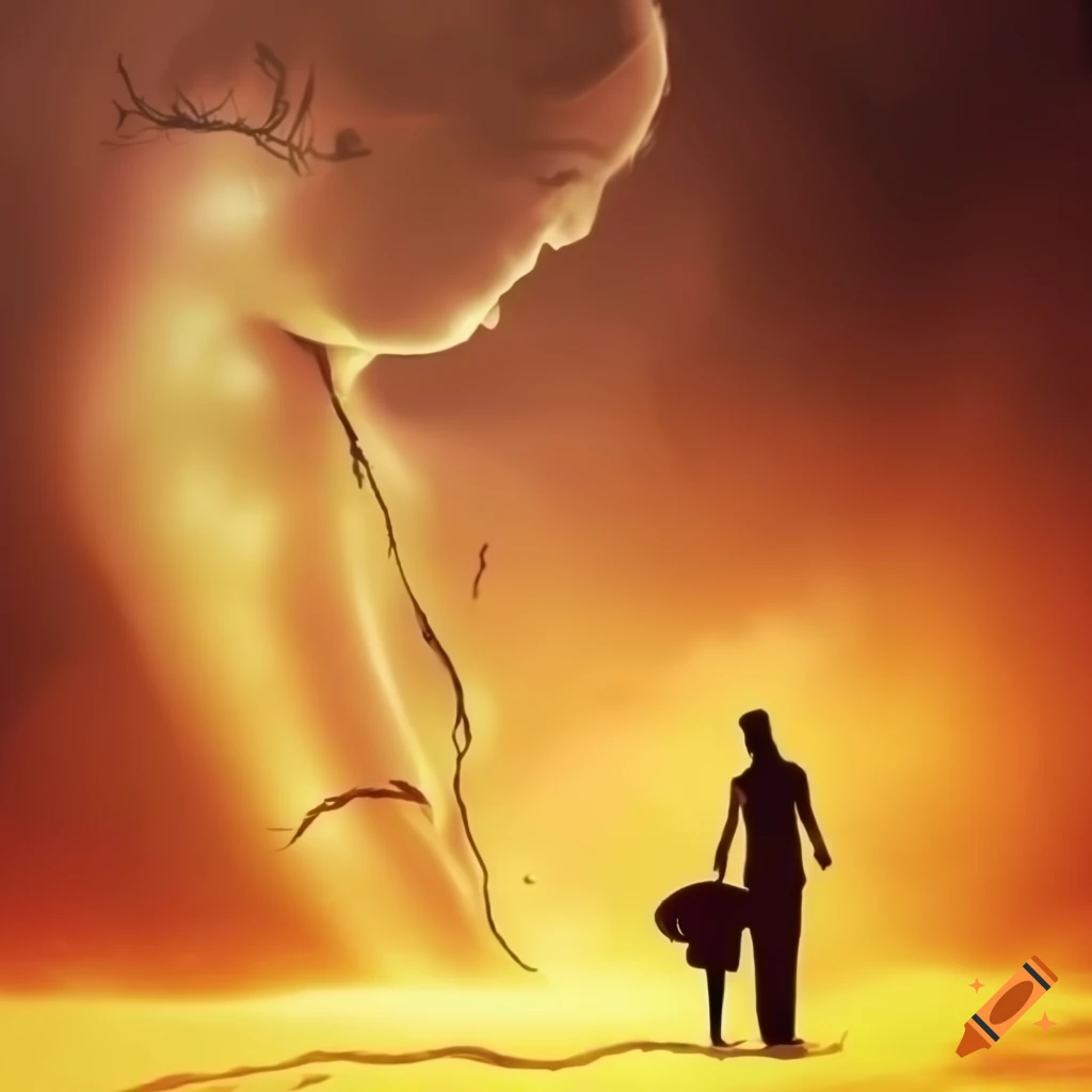 Mother Nature and Father Time representation