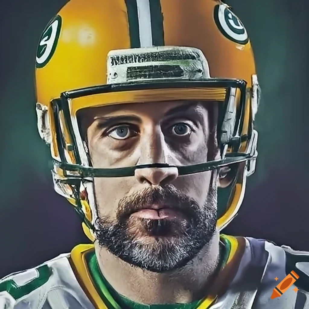 Aaron Rodgers Wearing A Yarmulke In Homage To The Victims Of Dachau On