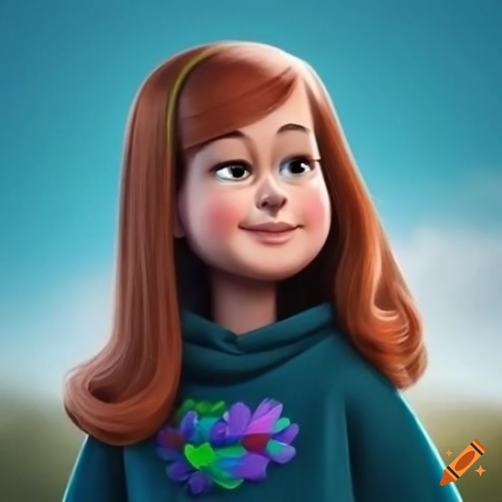 Portrait of mabel pines in highresolution 4k detail on Craiyon