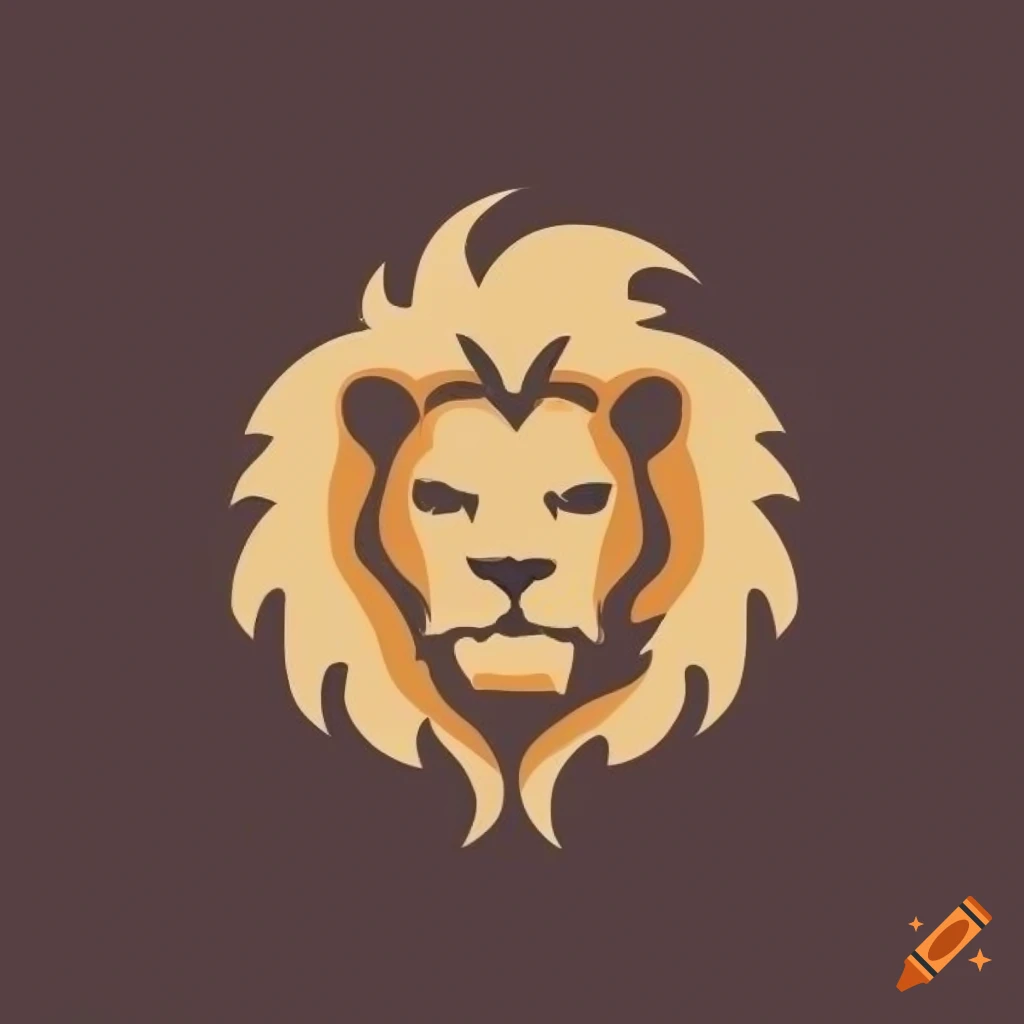 Minimalistic Lion Logo In Vector Art Style On Craiyon