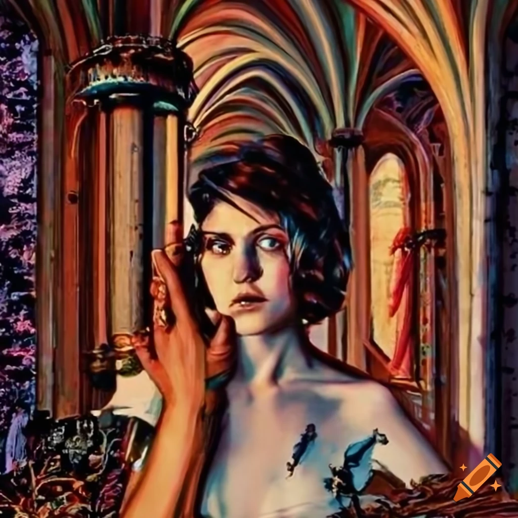 Multi frame graphic novel with stunning detail by norman rockwell on