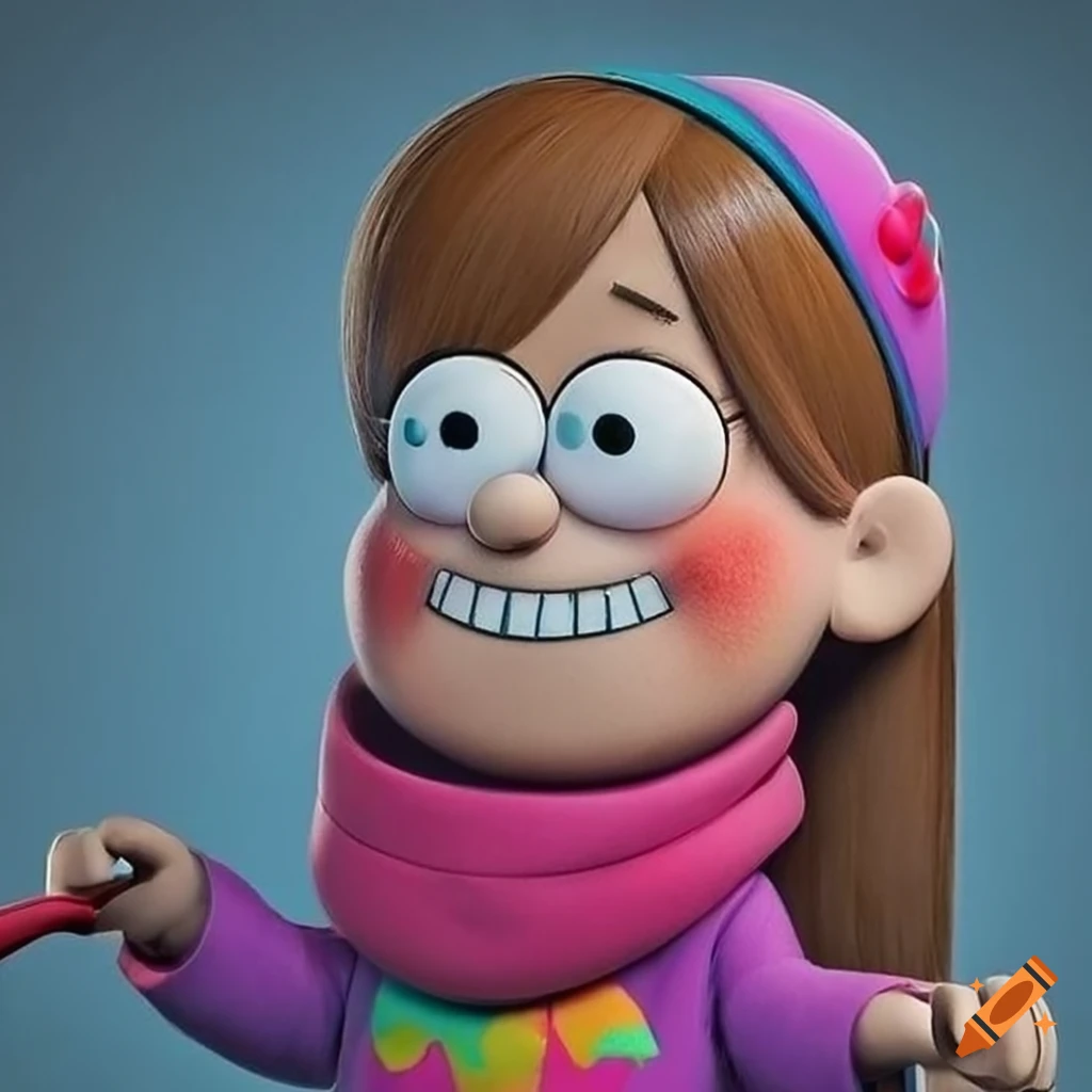 Portrait of Mabel Pines from Gravity Falls