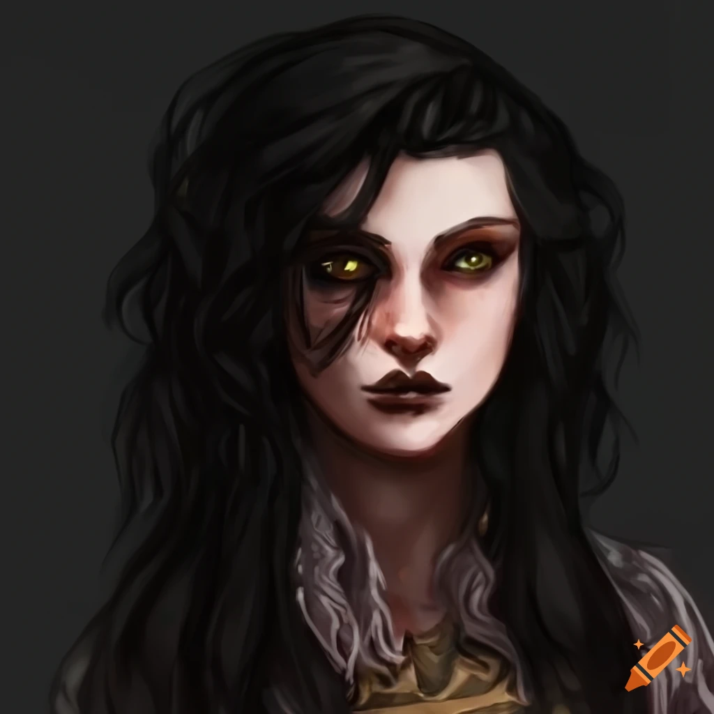 Modern female character with black hair inspired by helena from my ...