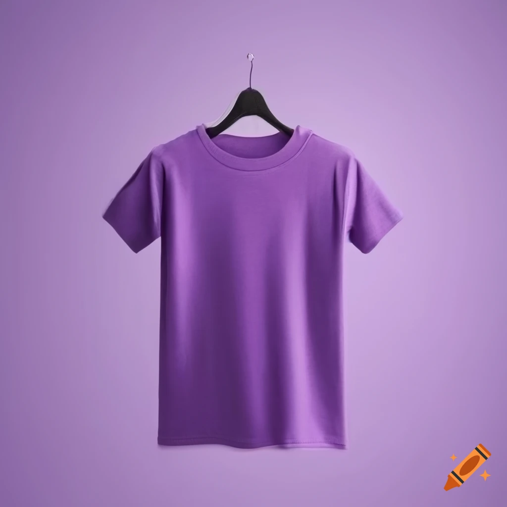 Lavender Plain T shirt On Craiyon