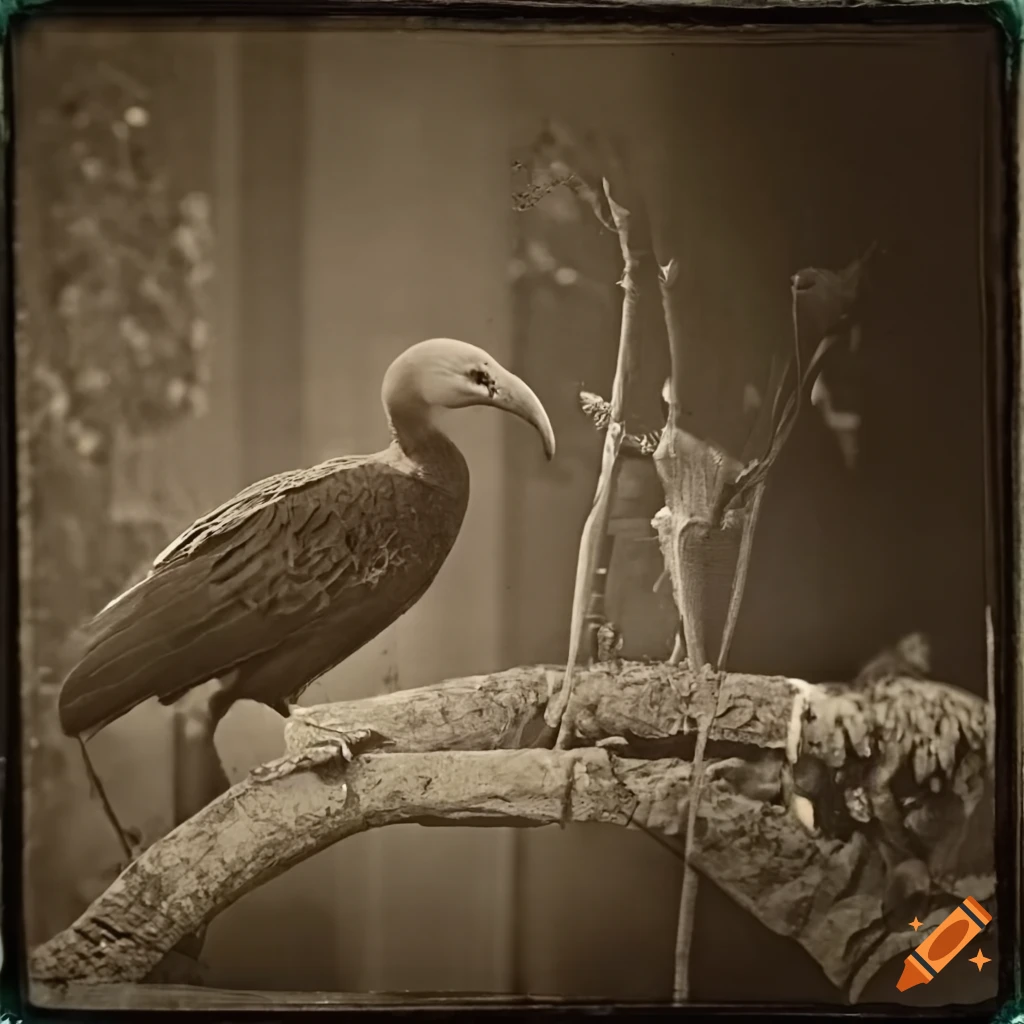 Garden mutations exploring flora and fauna in antique gelatin bromide