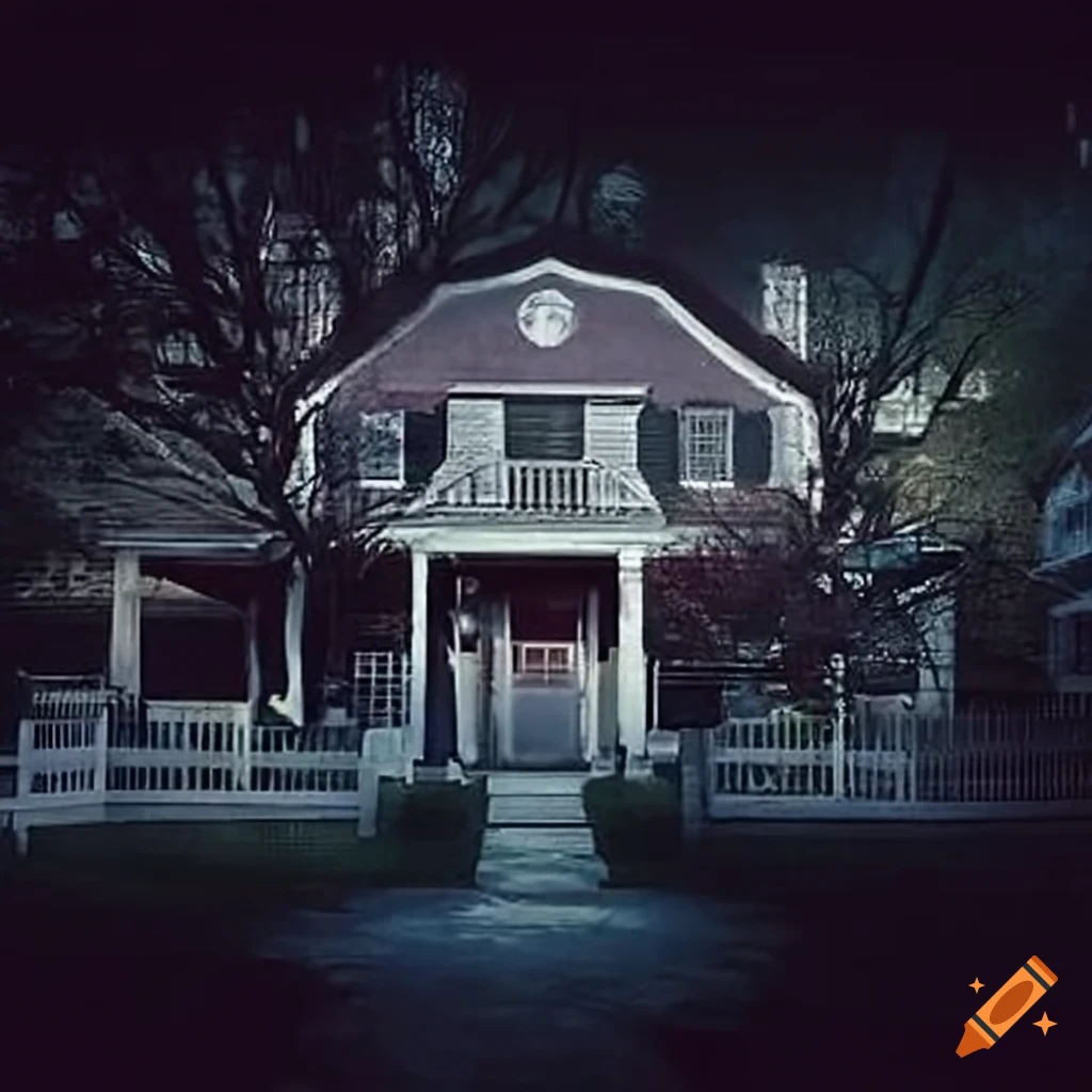 Amityville house on Craiyon