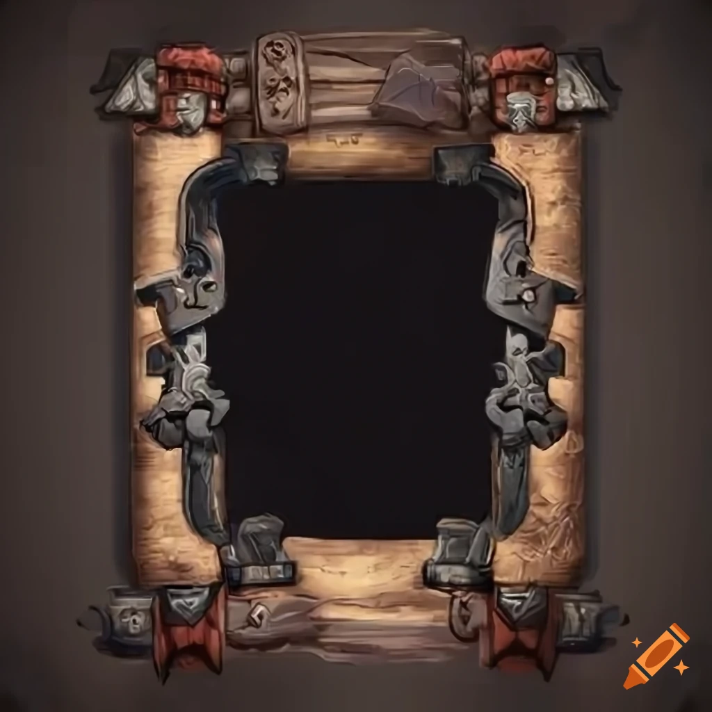 UI RPG inventory gear slot frame border