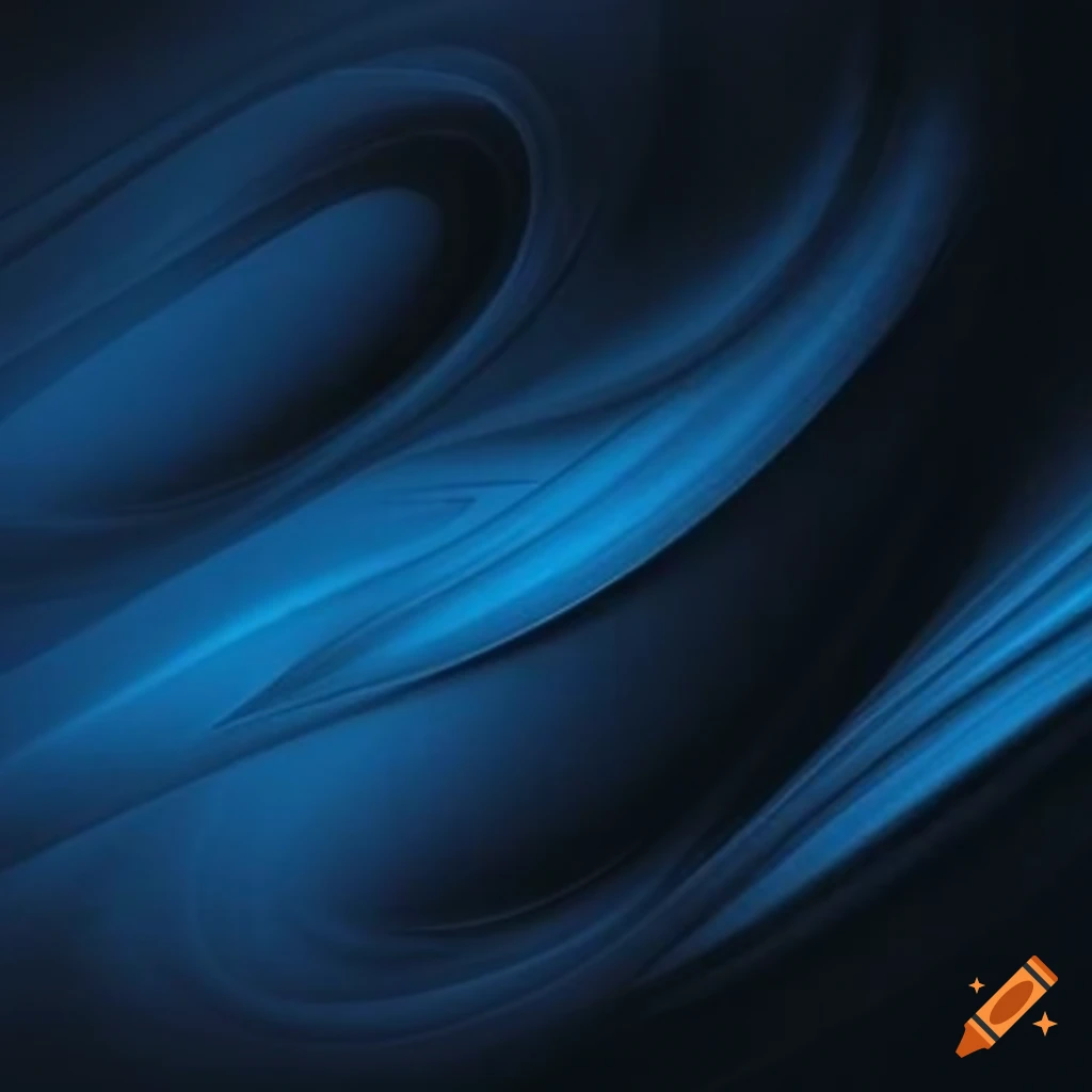 Dark grey and blue abstract waves wallpaper on Craiyon