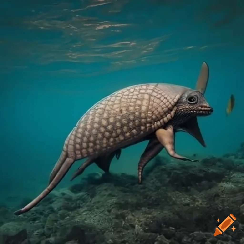 Shark Armadillo in the desert