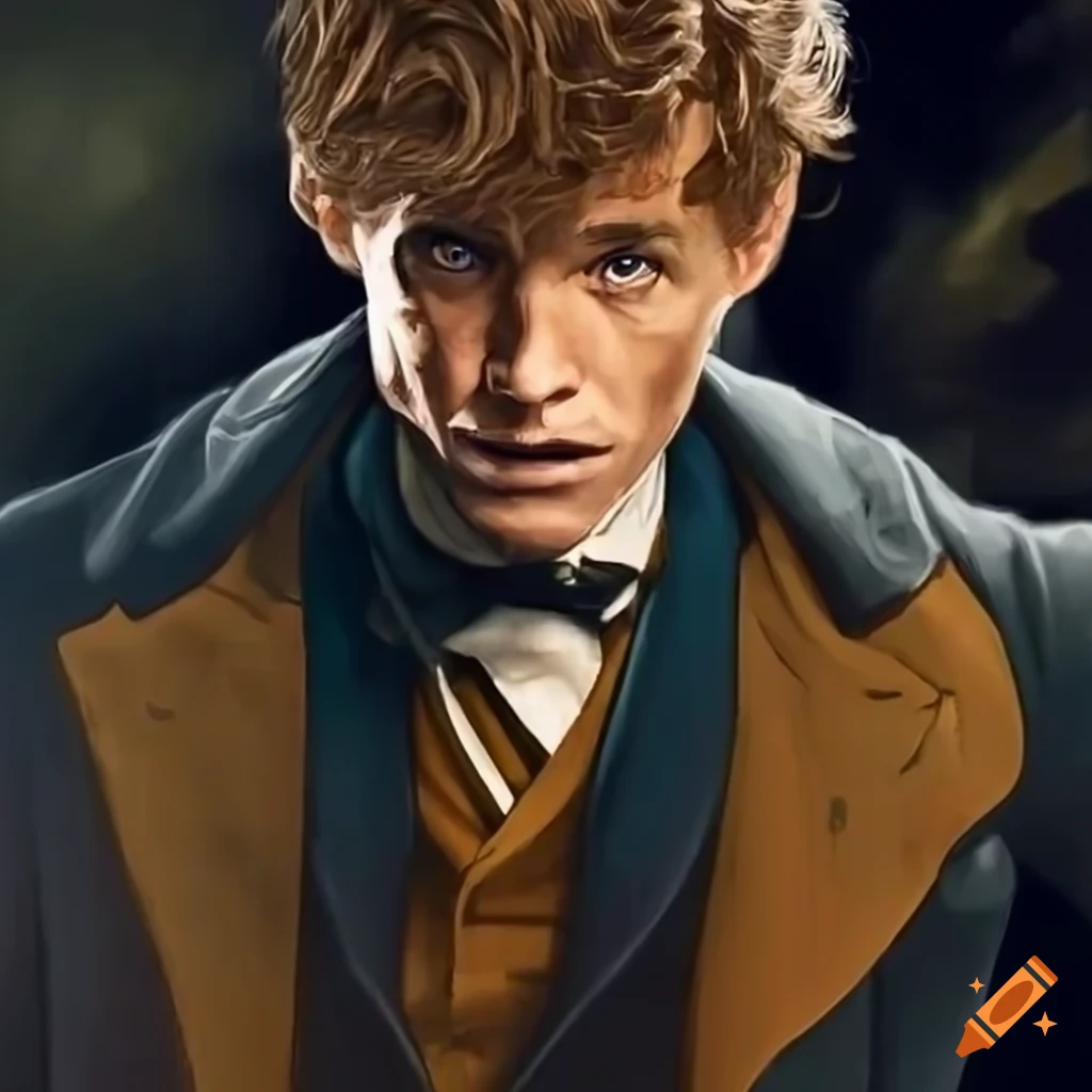 Doctor who newt scamander on Craiyon