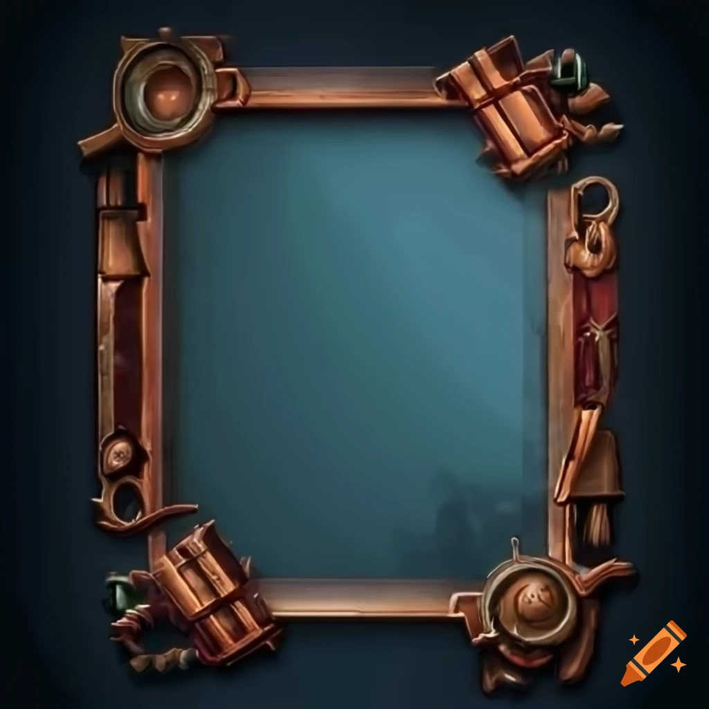 UI RPG inventory gear slot frame border