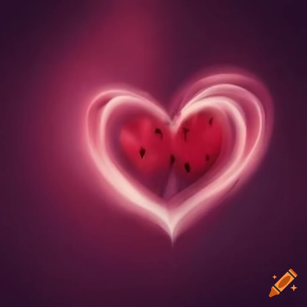 Hearts flying in the air symbolizing love