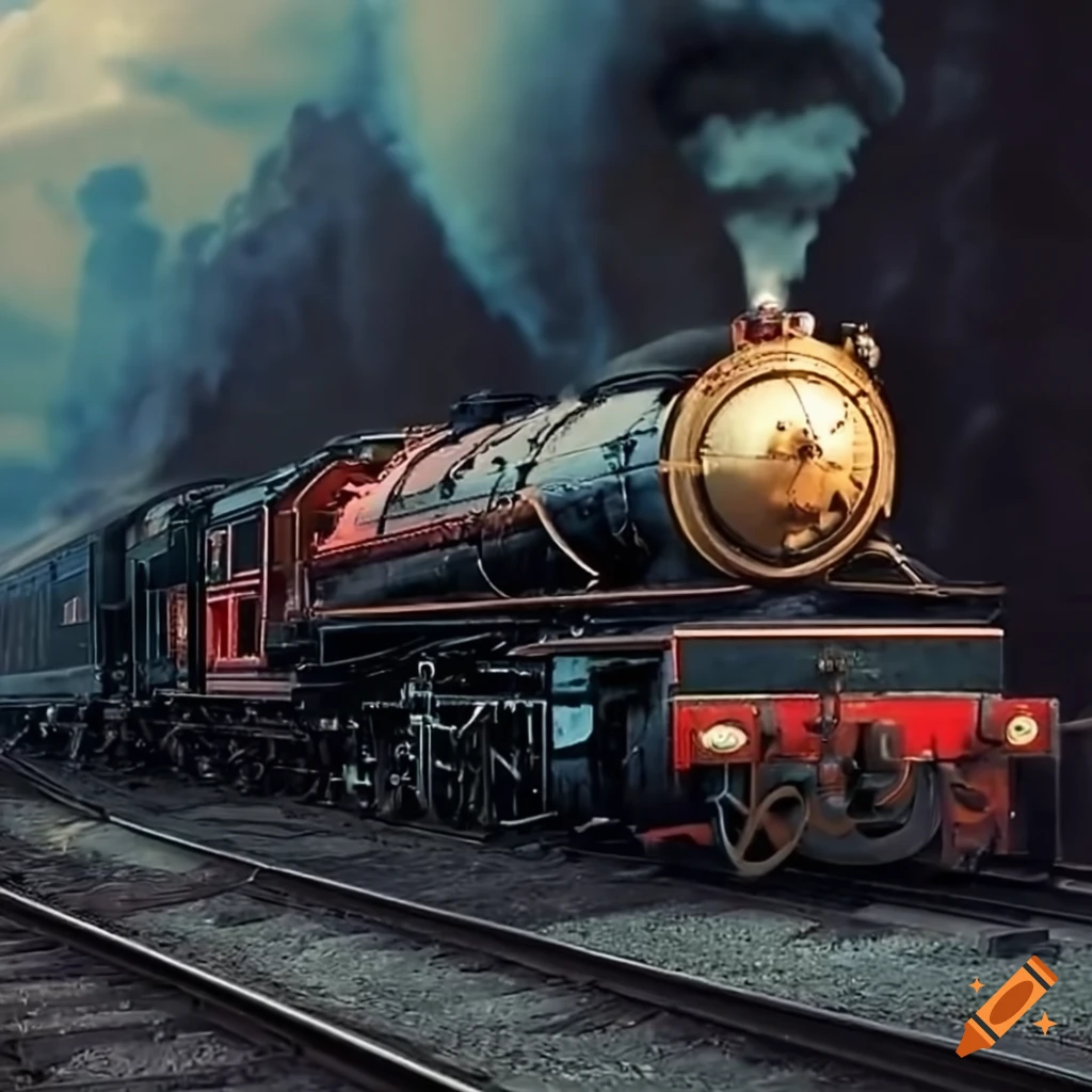 4 8 2 Locomotive On Craiyon 4-8-2-locomotive-on-craiyon