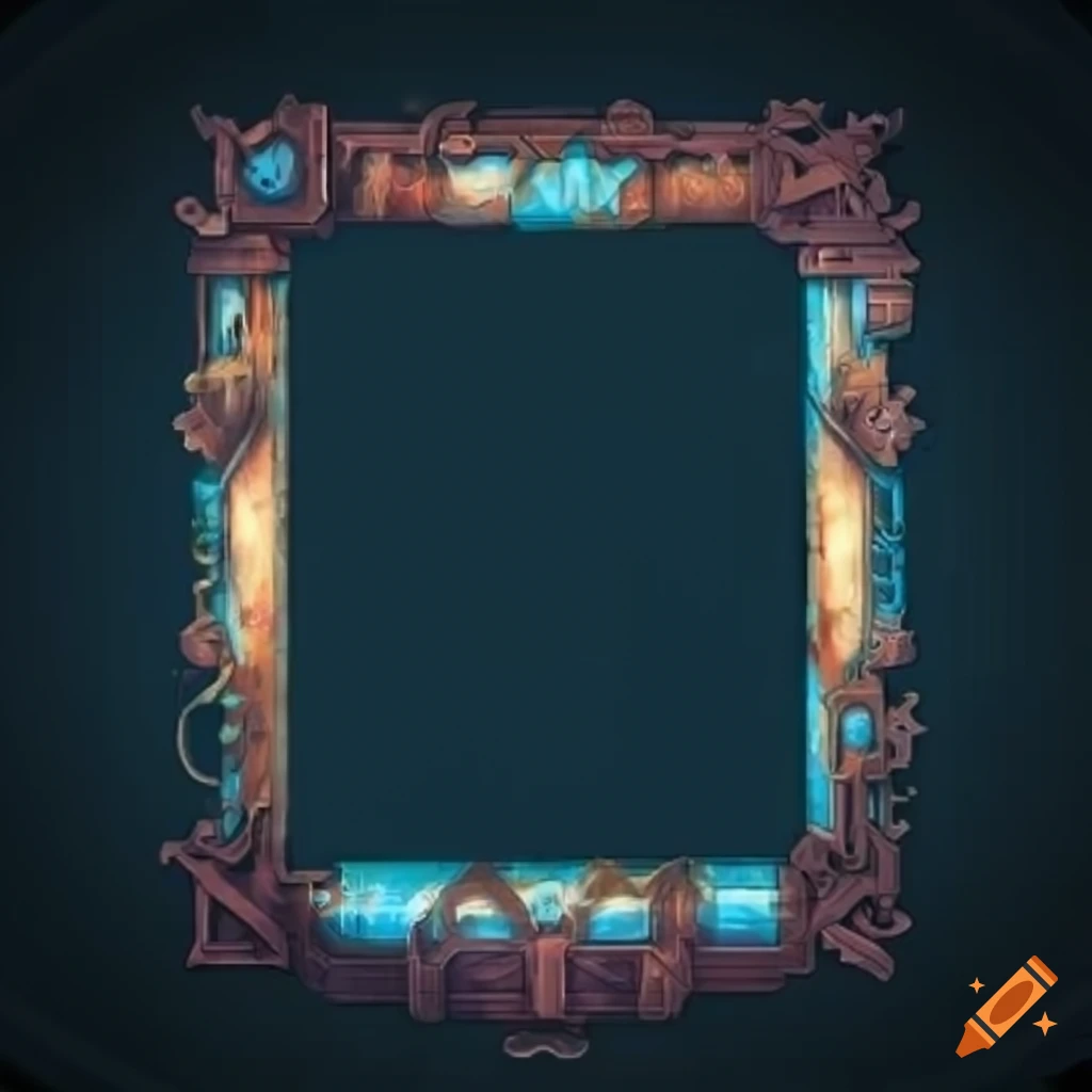 UI RPG inventory gear slot frame border