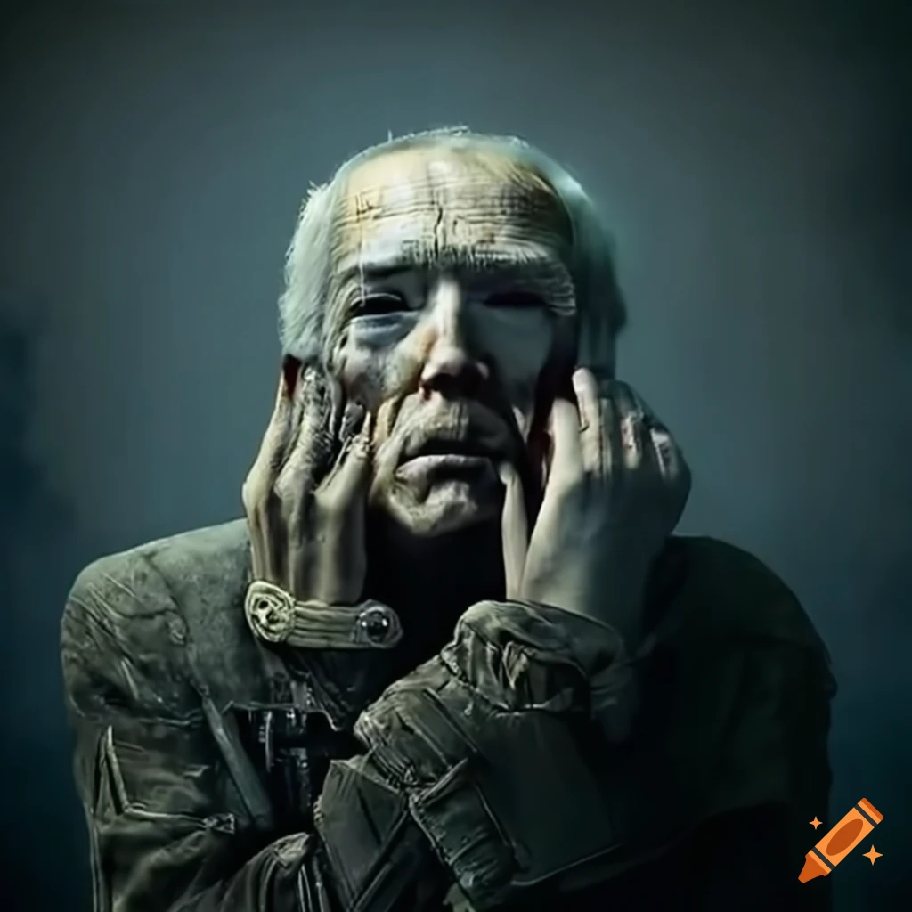 Satirical depiction of Donald Trump in a post-apocalyptic scenario on ...