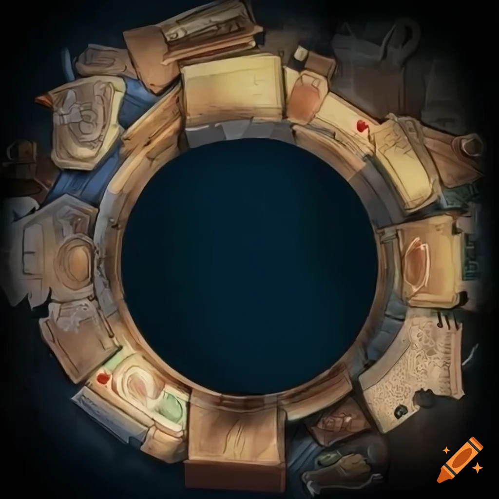 UI RPG inventory gear slot frame border