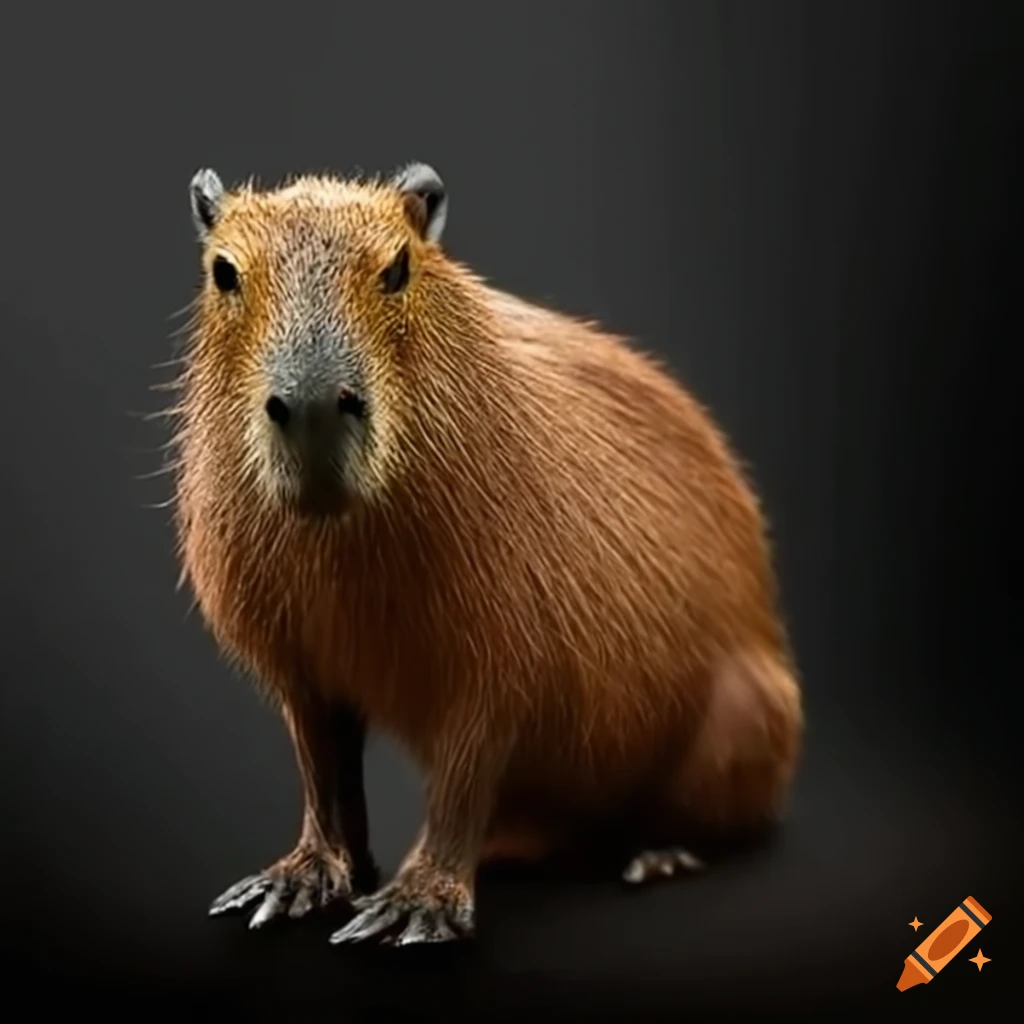 Capybara showcasing extraordinary strength