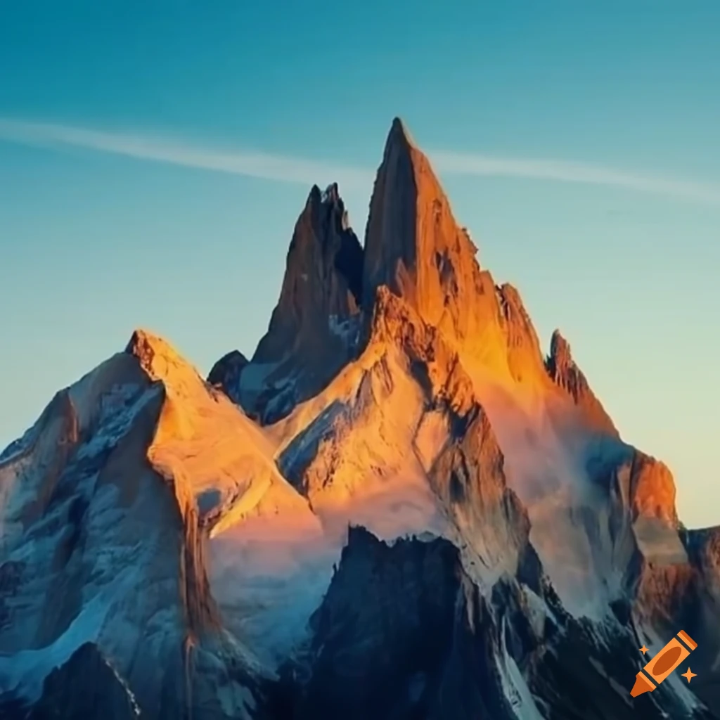 Le mont aiguille on Craiyon