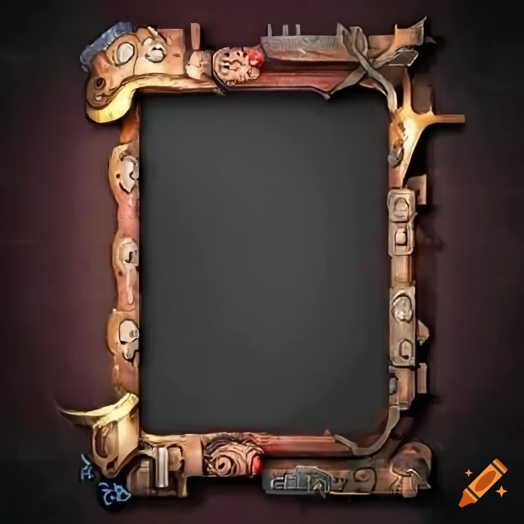 UI RPG inventory gear slot frame border